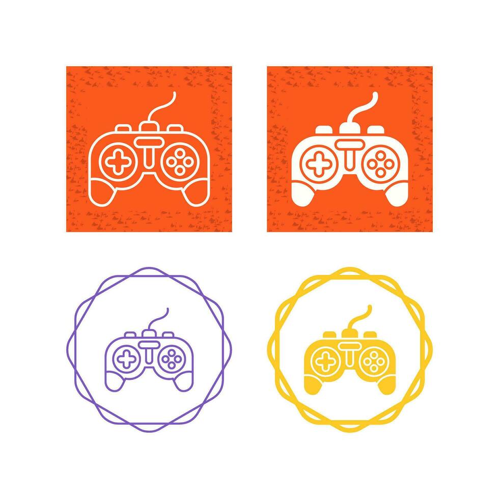 icono de vector de consola de juegos