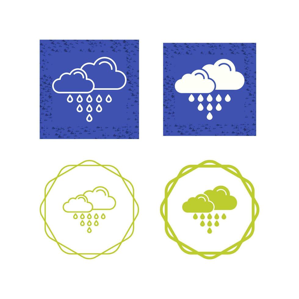 Acid Rain Vector Icon
