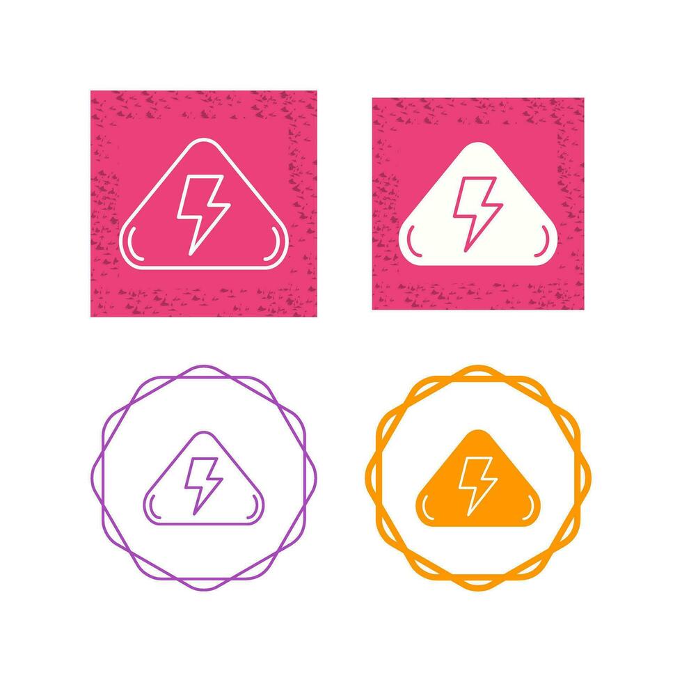 Electrical Hazard Vector Icon