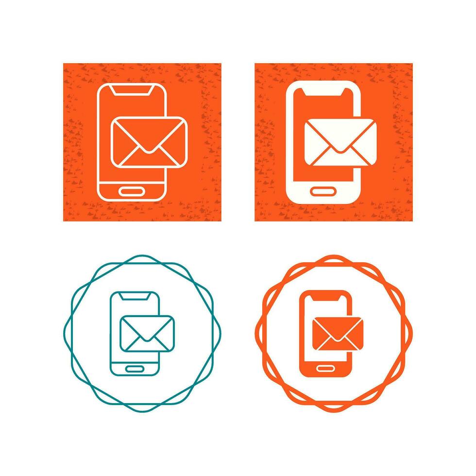 Phone Mail Vector Icon