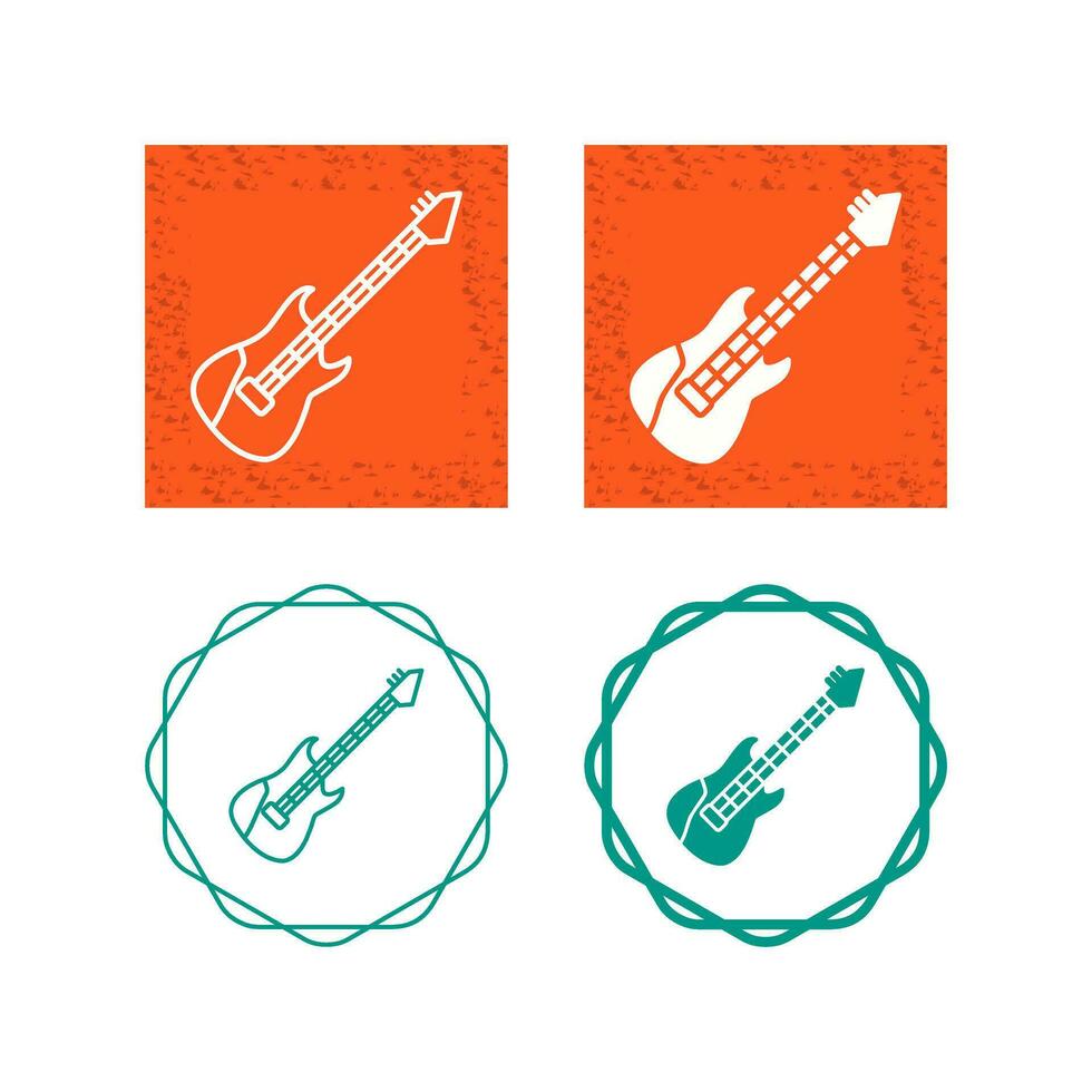 Electric Guitar Vector Icon