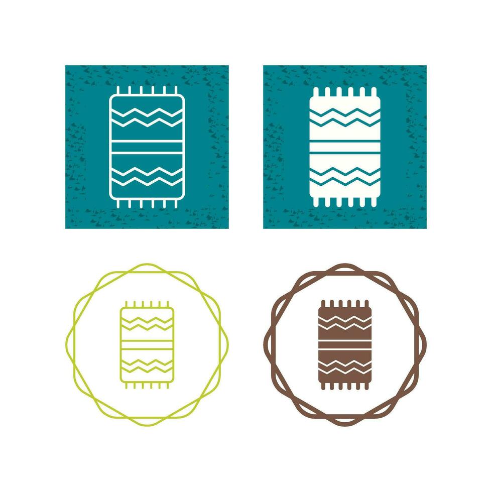 Beach Towel Vector Icon
