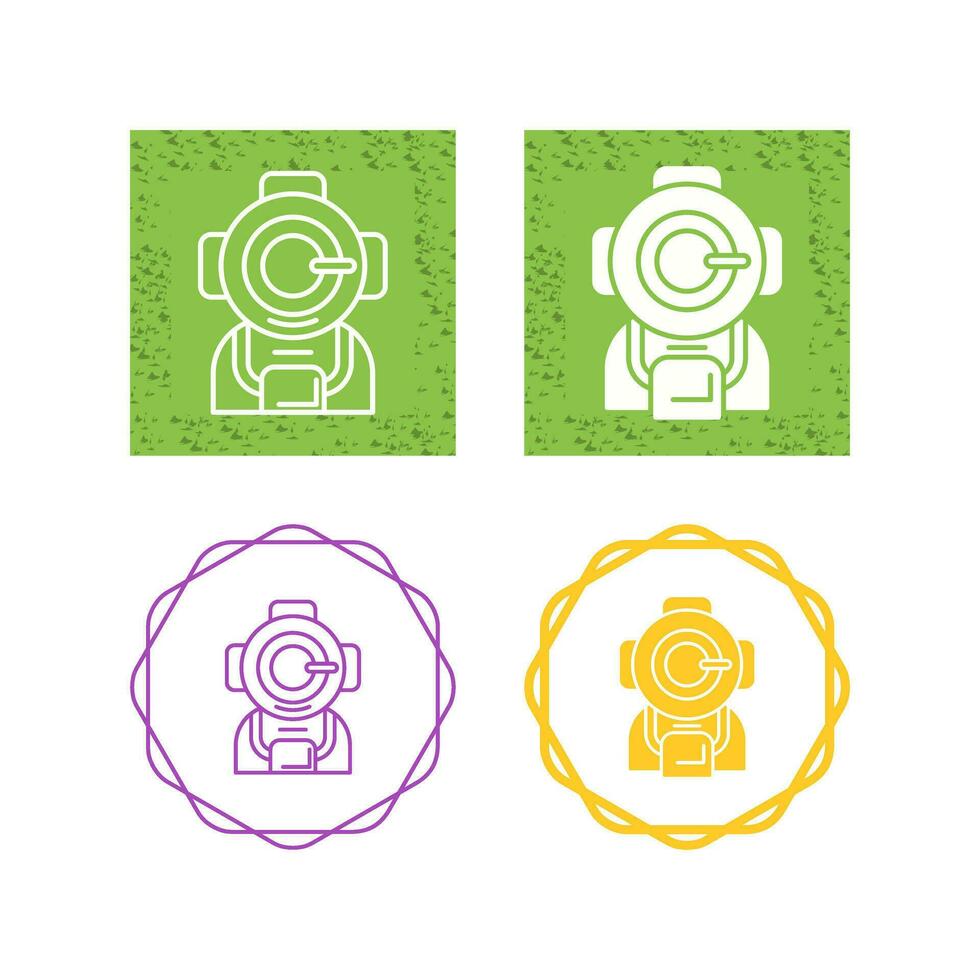 Diving Helmet Vector Icon