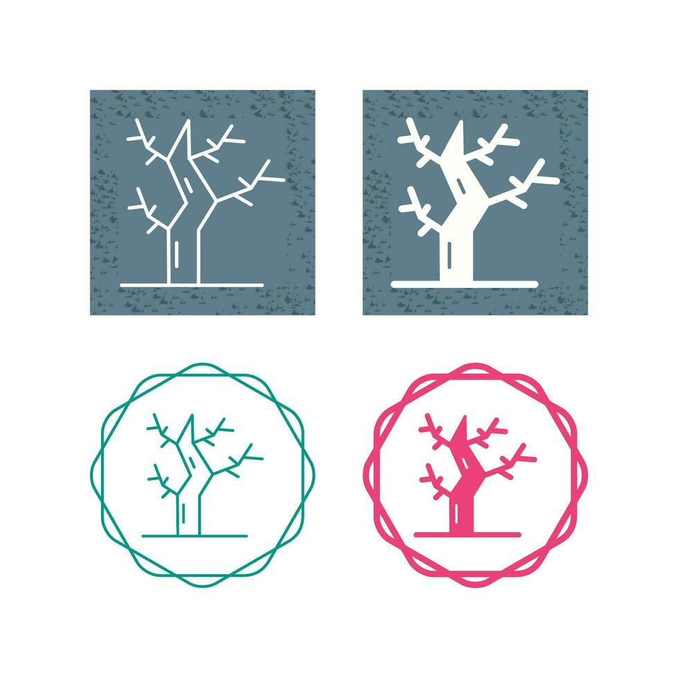 Dry Tree Vector Icon