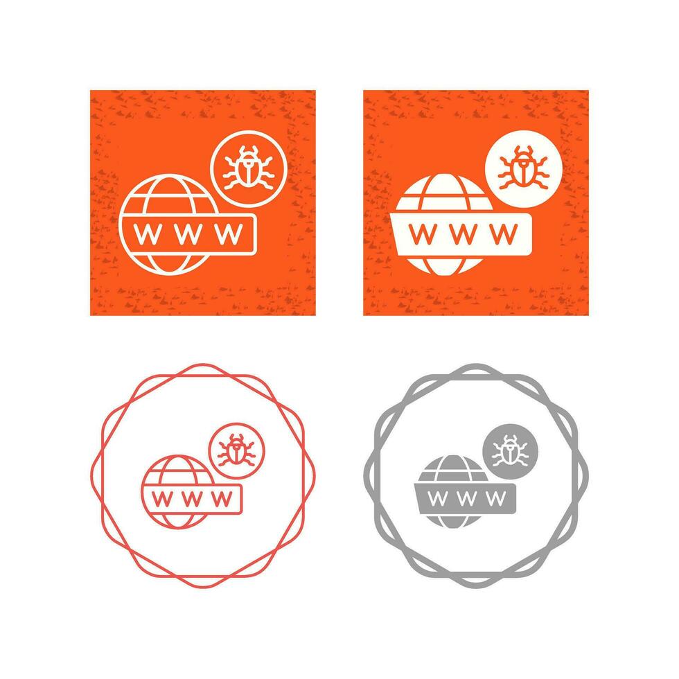 Worldwide Hack Vector Icon