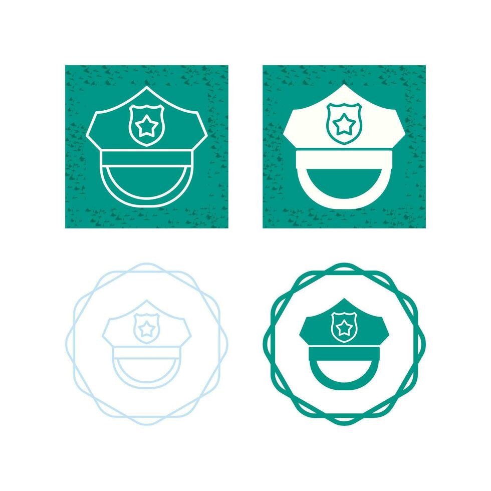 Police Hat Vector Icon