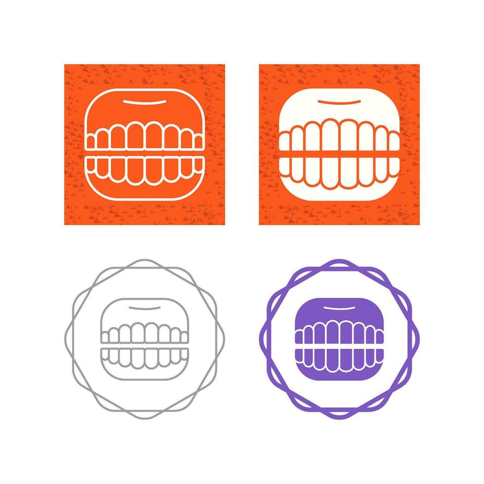 Denture Vector Icon