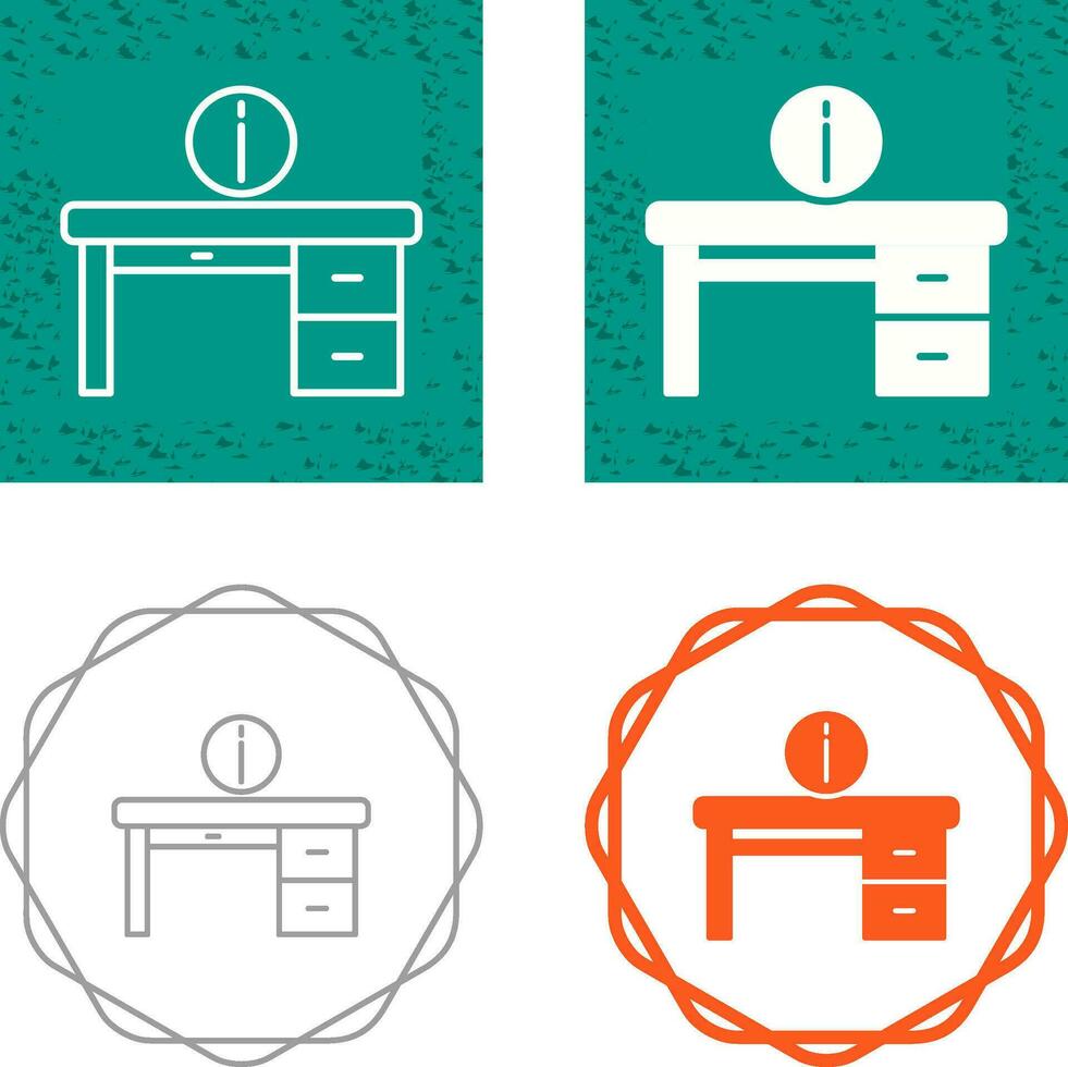 Information Desk Vector Icon