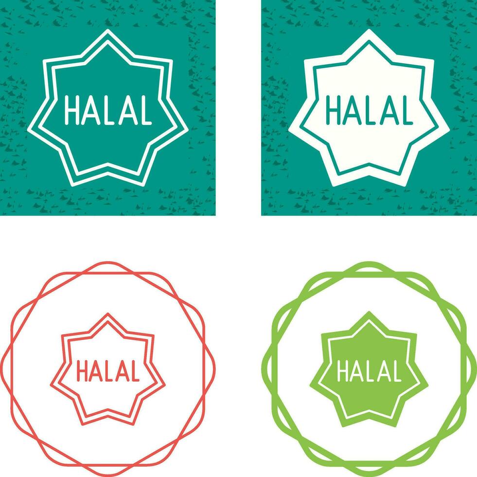 Halal Vector Icon