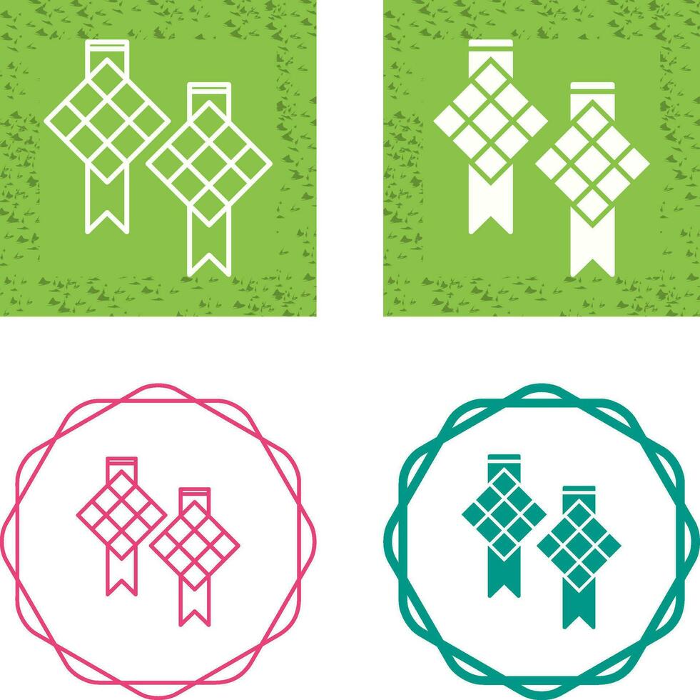 Ketupat Vector Icon