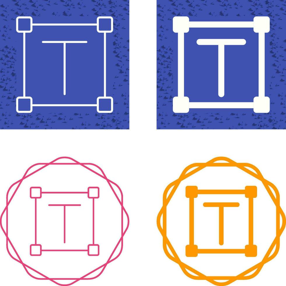 Text Vector Icon