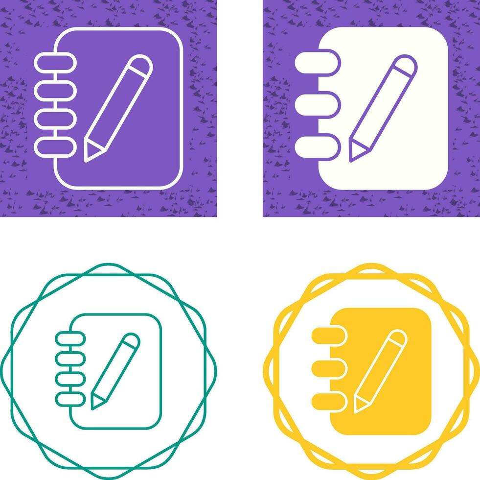 Notebook Vector Icon