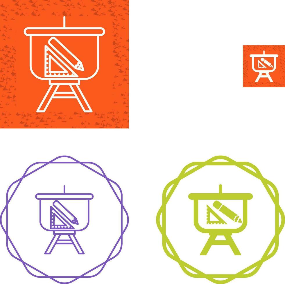 Designing Presentation Vector Icon