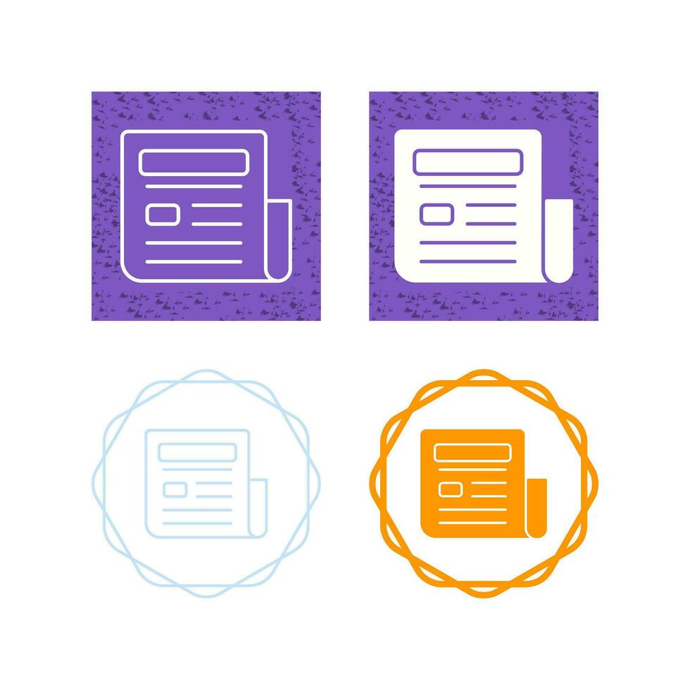 News Paper Vector Icon