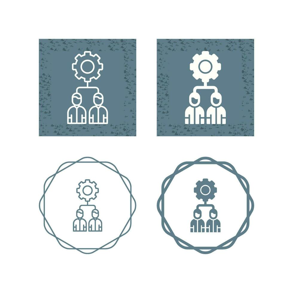 Team Management Vector Icon