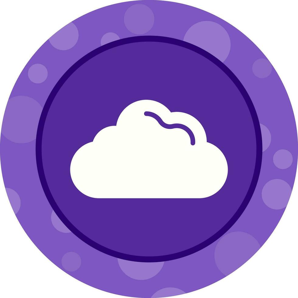 icono de vector de nube