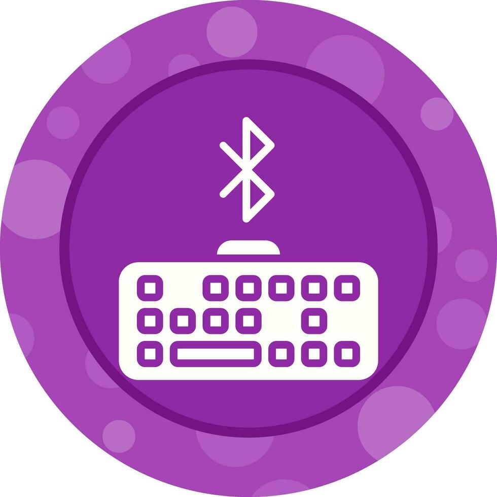 Bluetooth Keyboard Vector Icon