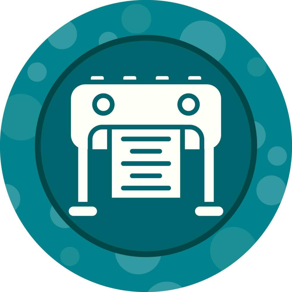 Plotter Vector Icon