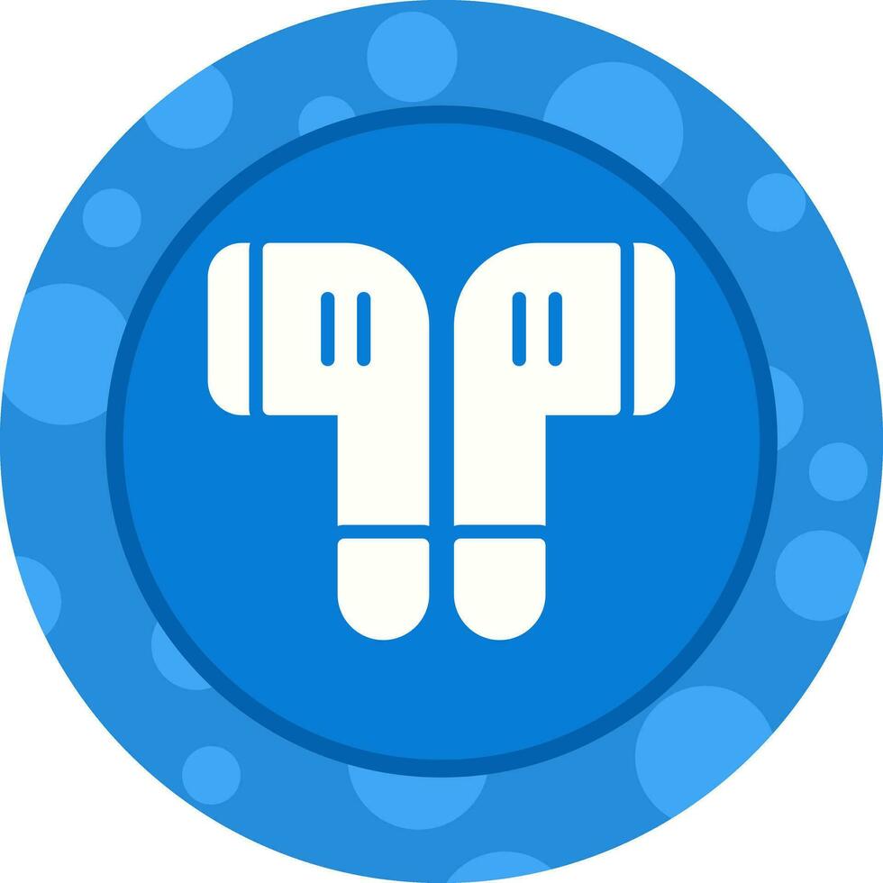 Wireless Earphones Vector Icon