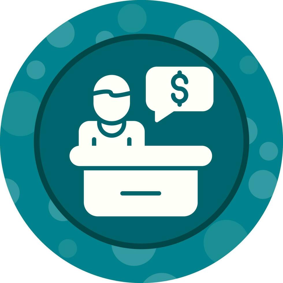 Fundraising Officer Vector Icon