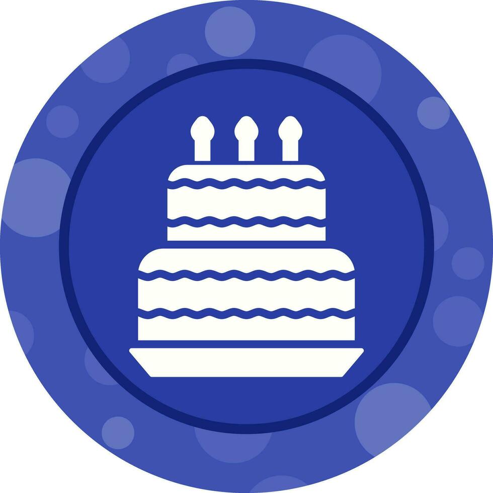 Birthday cake Vector Icon