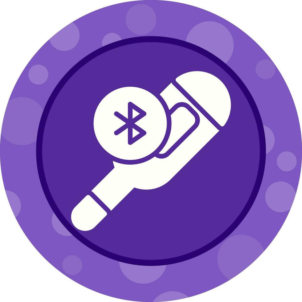 Bluetooth Thermometer Vector Icon