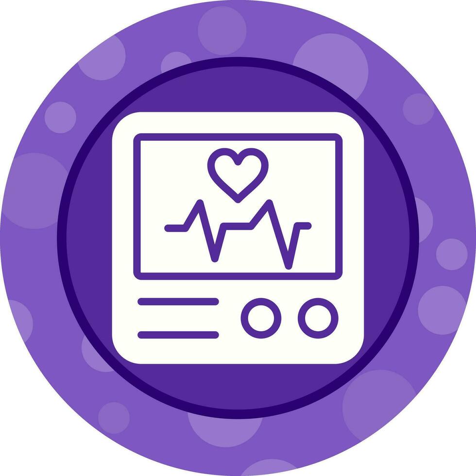 Heart Rate Monitor Vector Icon