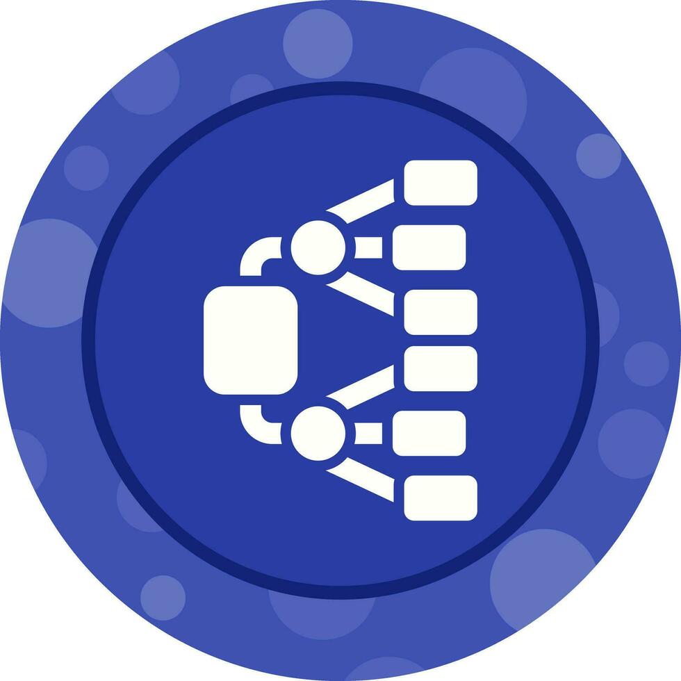 Network Diagram Vector Icon