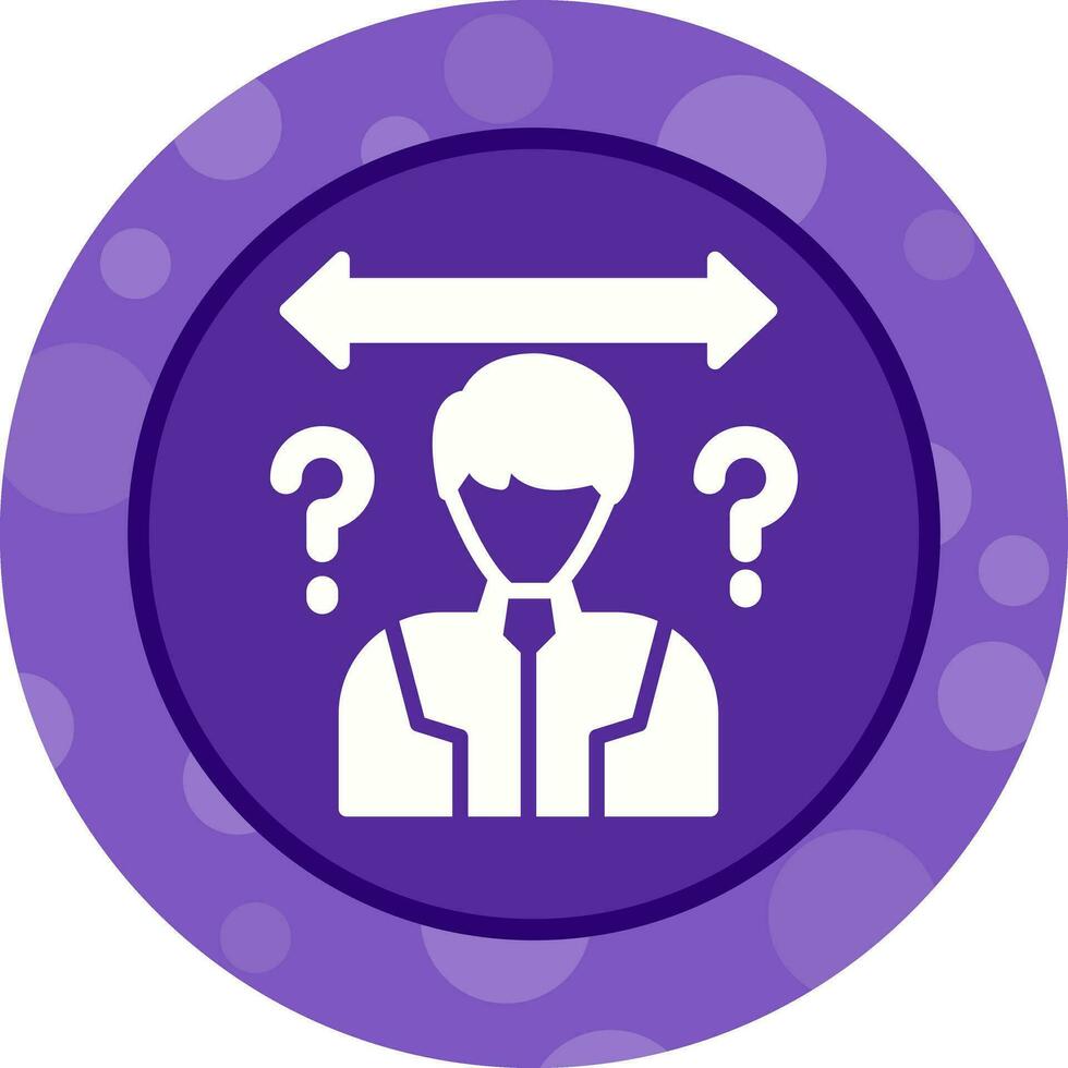 Uncertainty Vector Icon