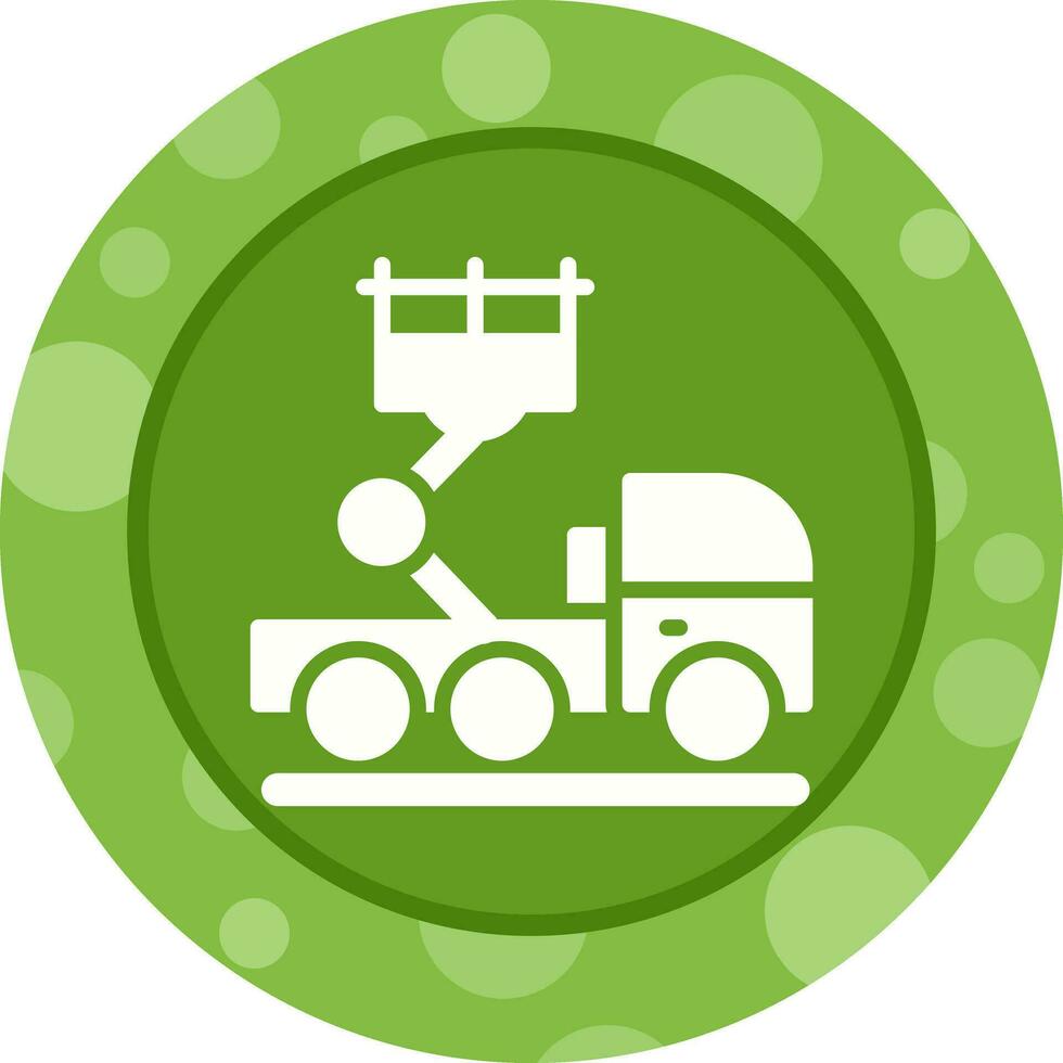 Ladder Truck Vector Icon