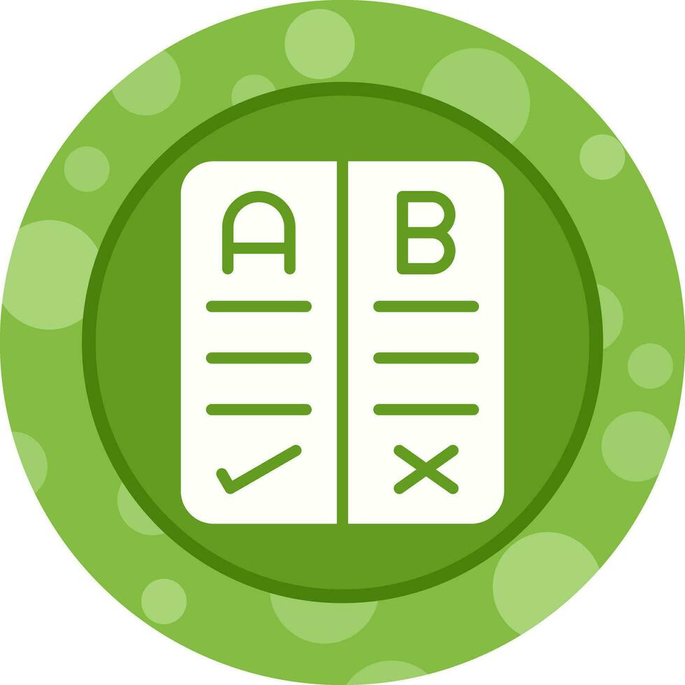 Pros And Cons Vector Icon