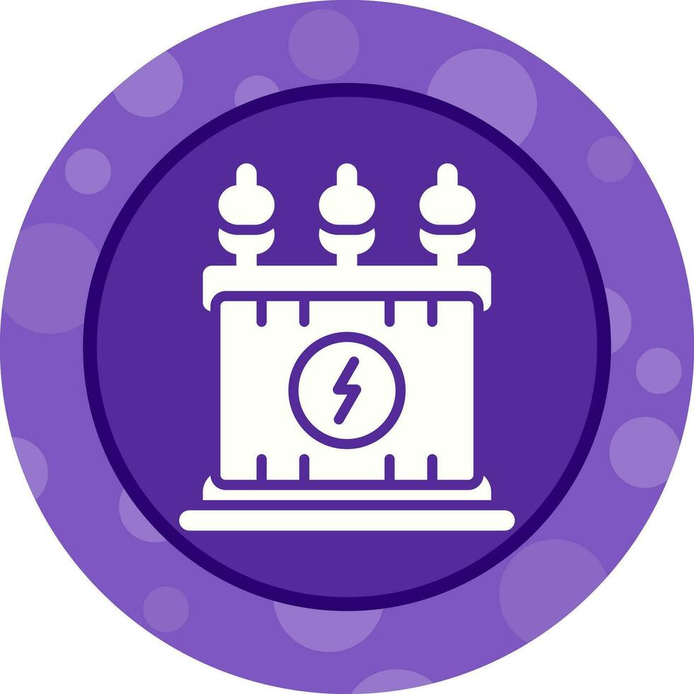 Power Transformer Vector Icon