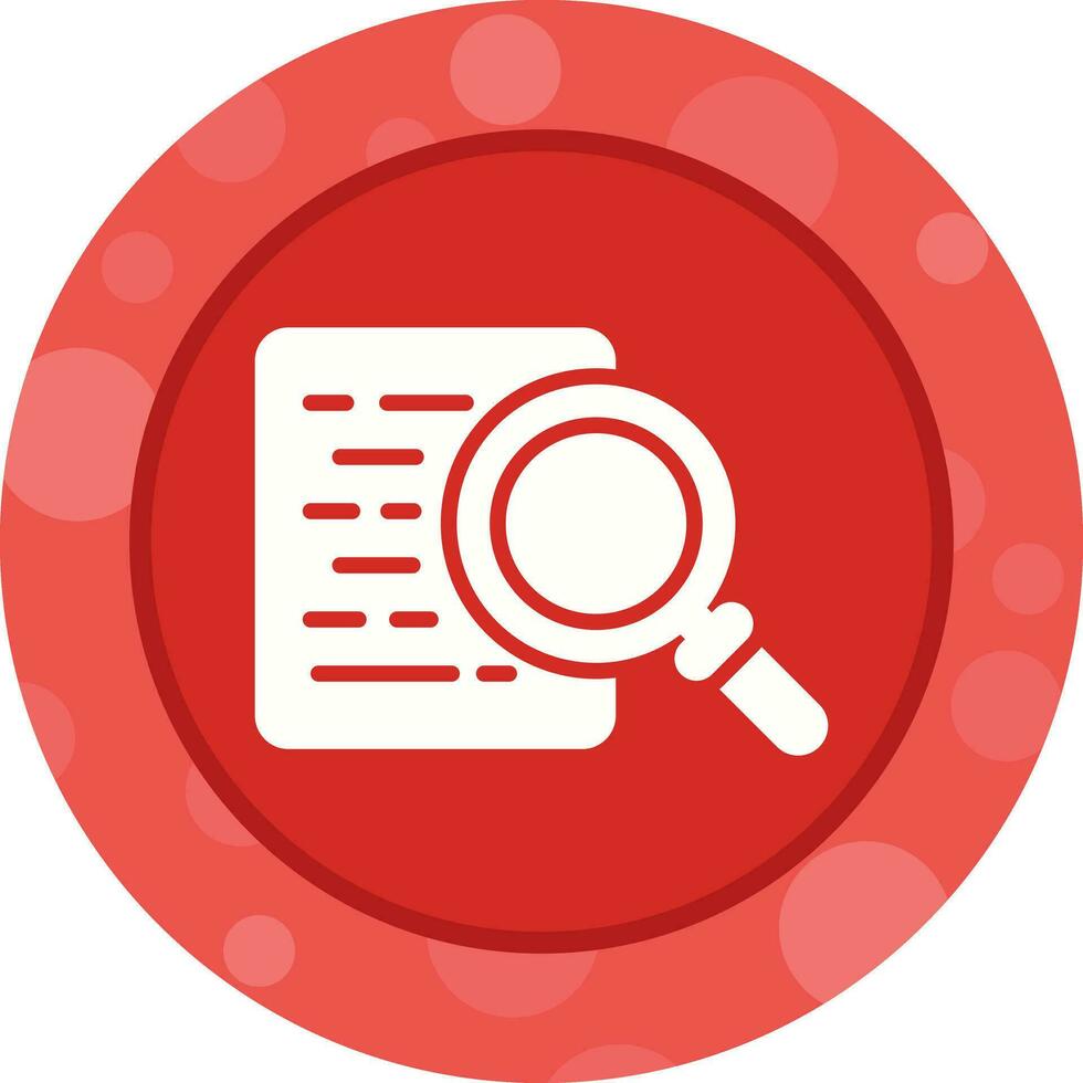 Document Search Vector Icon