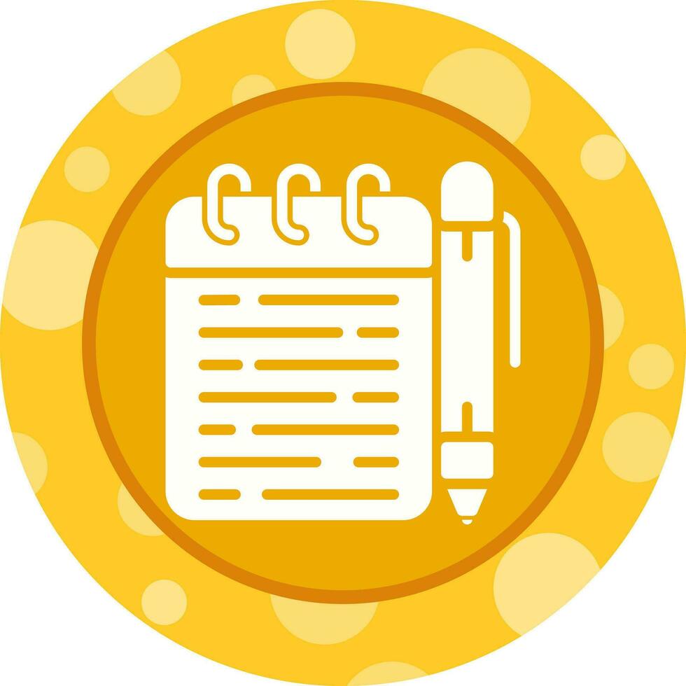 Memo pad Vector Icon