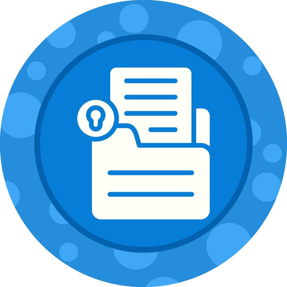 Document Lock Vector Icon