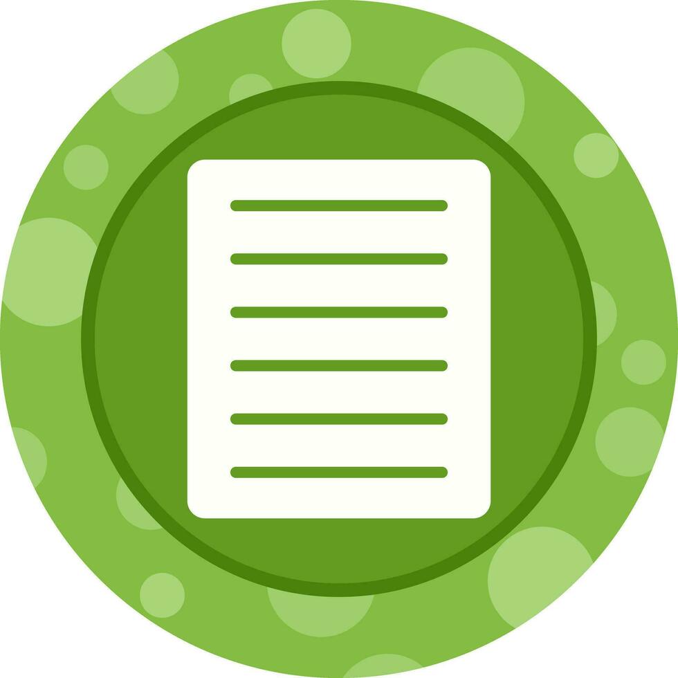 Document Align Justify Vector Icon