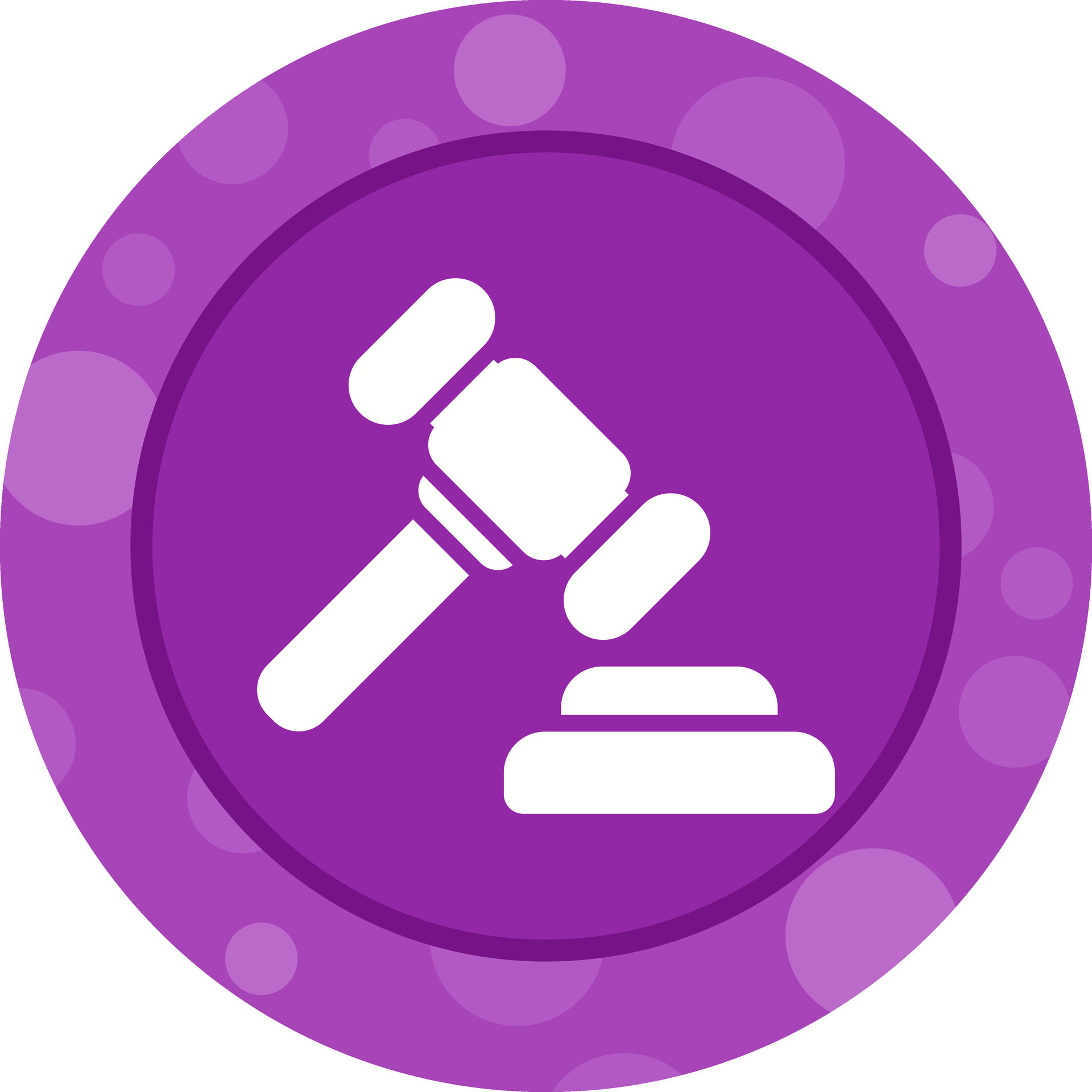 Gavel Vector Icon 27352347 Vector Art at Vecteezy