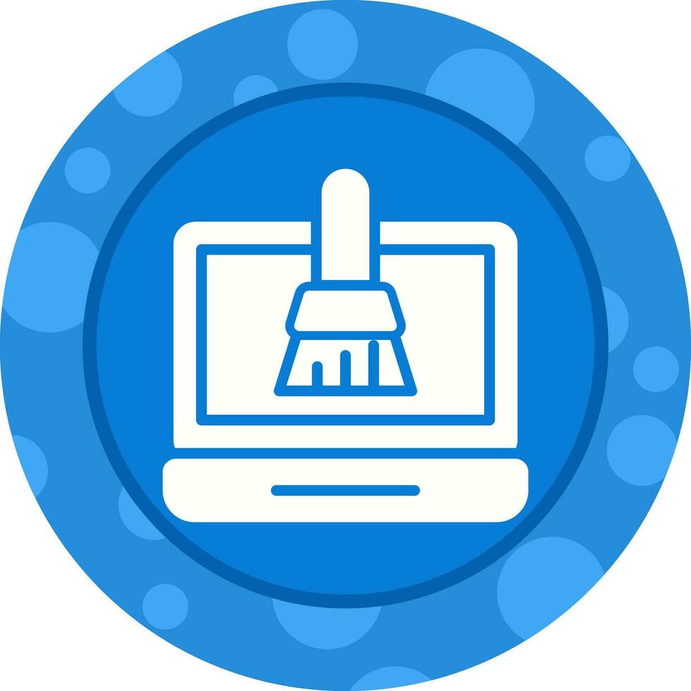 Disk Cleanup Vector Icon