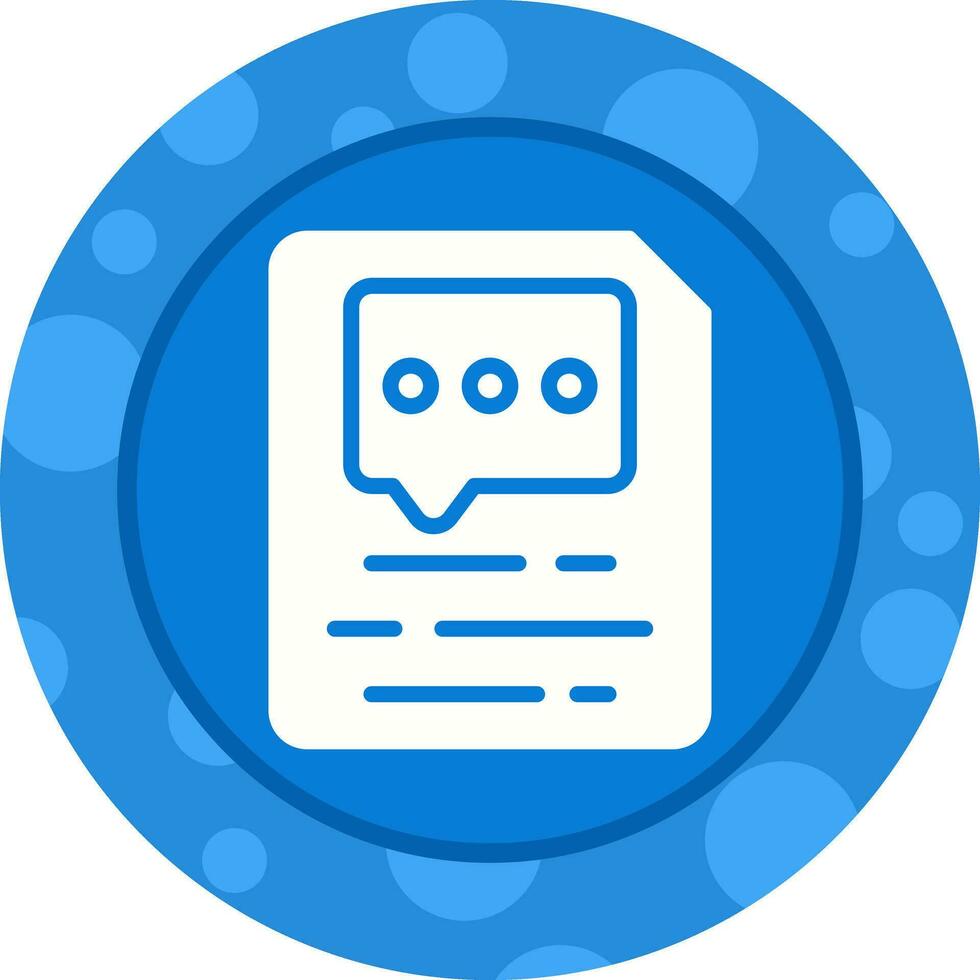 Document Insert Comment Vector Icon