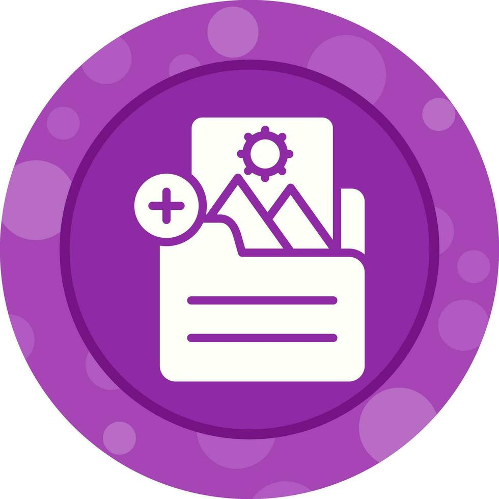 Document Insert Image Vector Icon