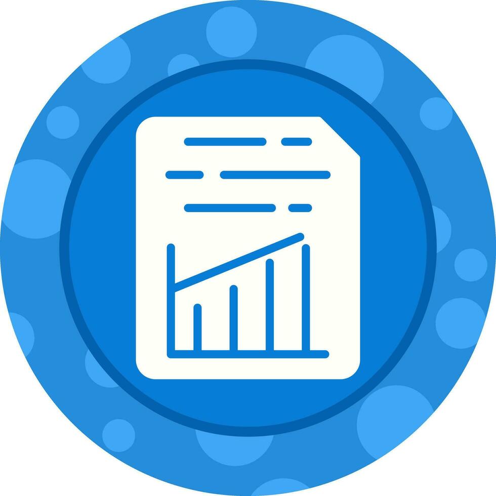 Document Insert Graph Vector Icon