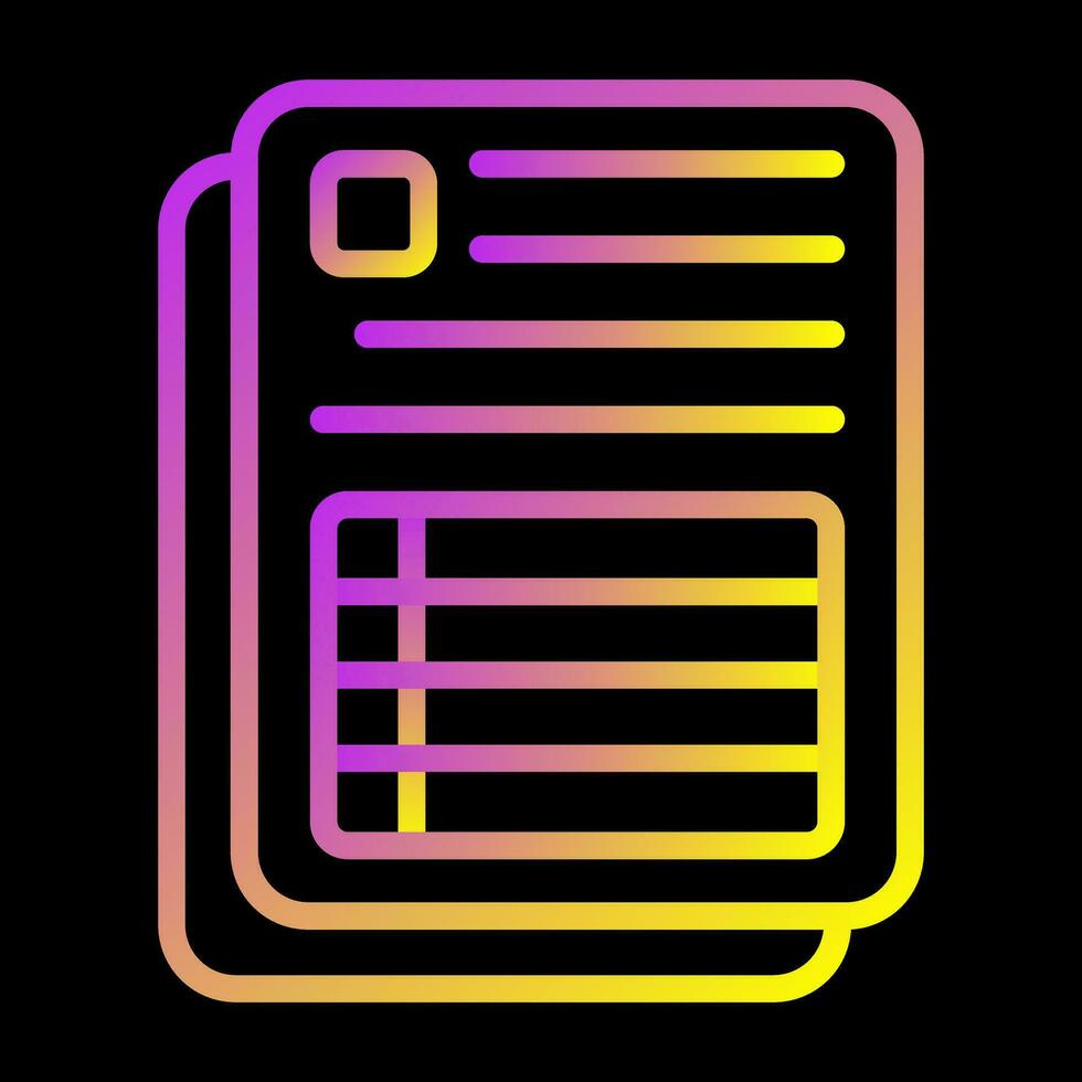Spreadsheet Vector Icon