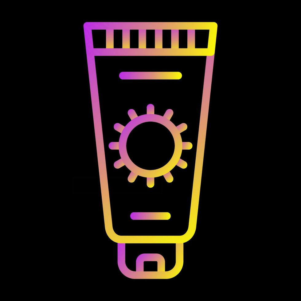 Sunscreen Vector Icon