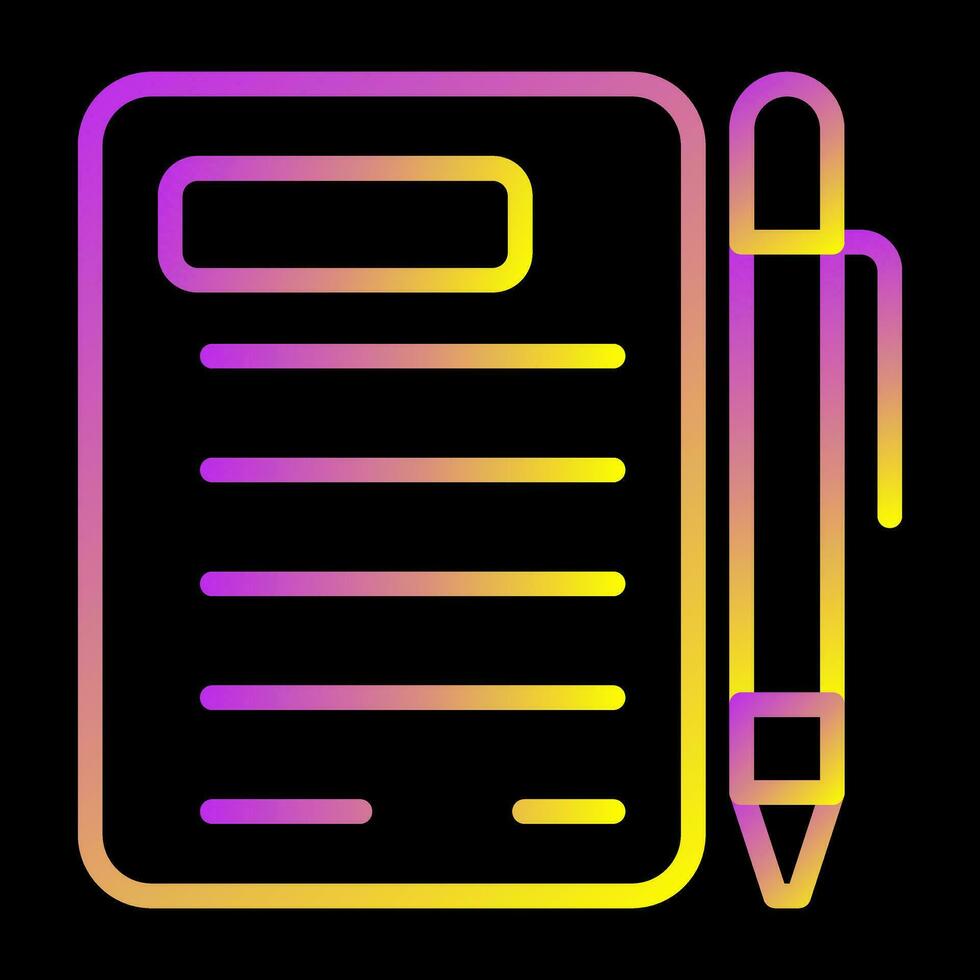 Contact Form Vector Icon