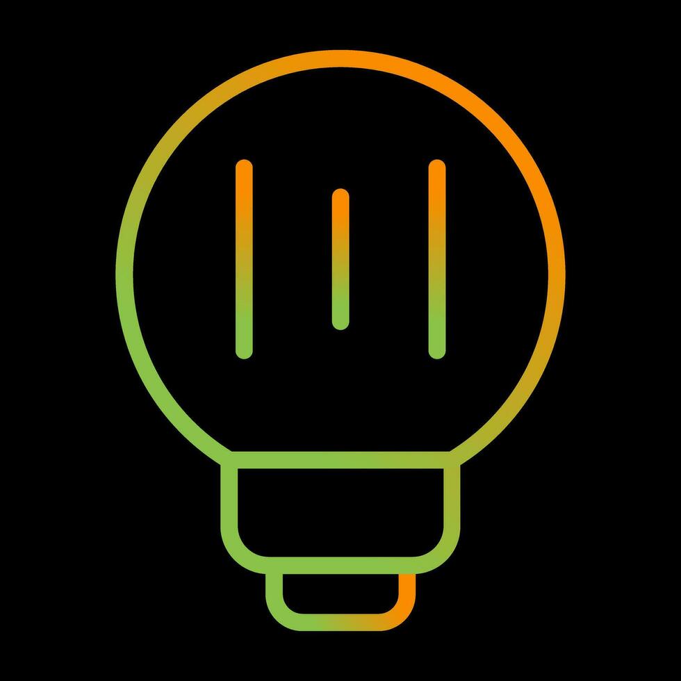 Led Bulb Vector Icon