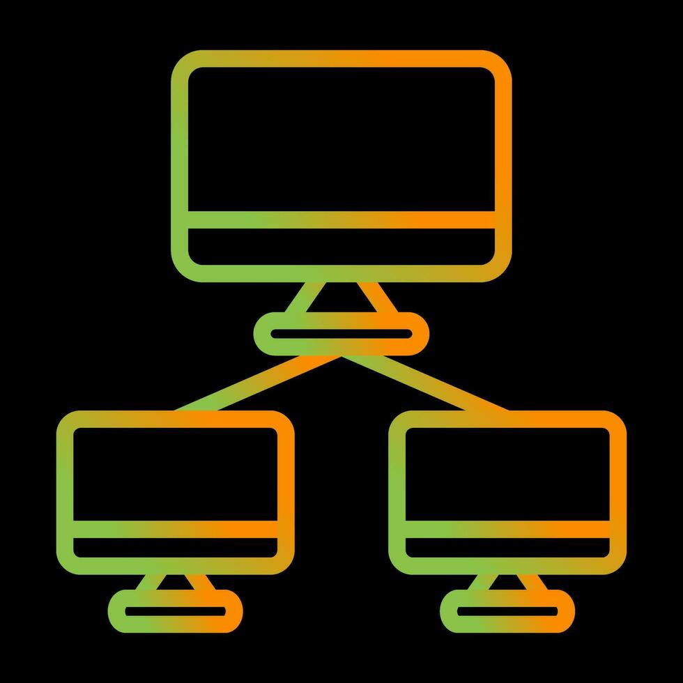 Network Monitoring Vector Icon