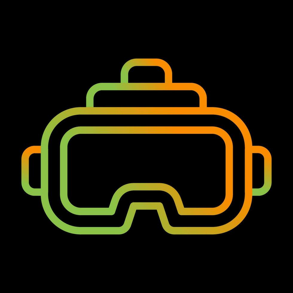 Virtual Reality Headset Vector Icon