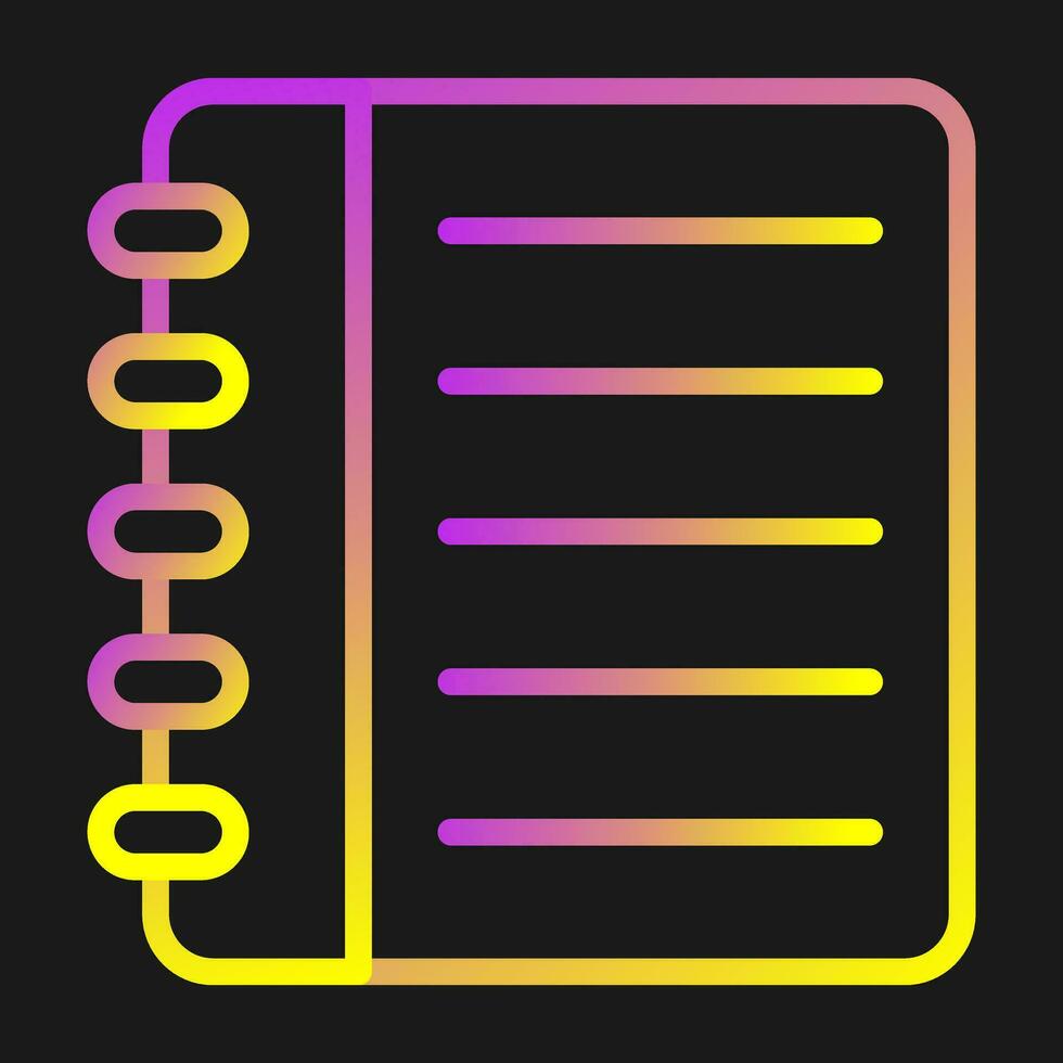 Textbook Vector Icon