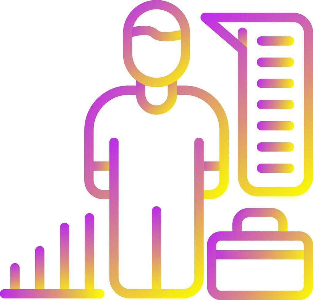 HR Analytics Vector Icon