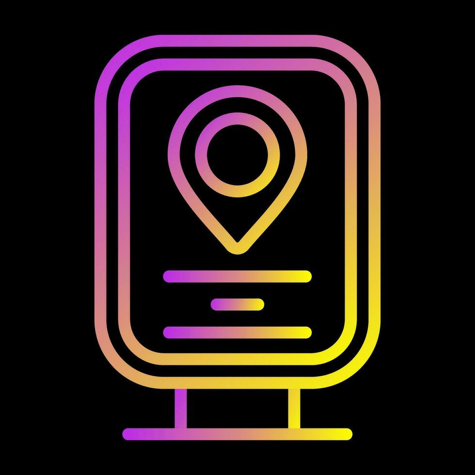 Interactive Display Vector Icon